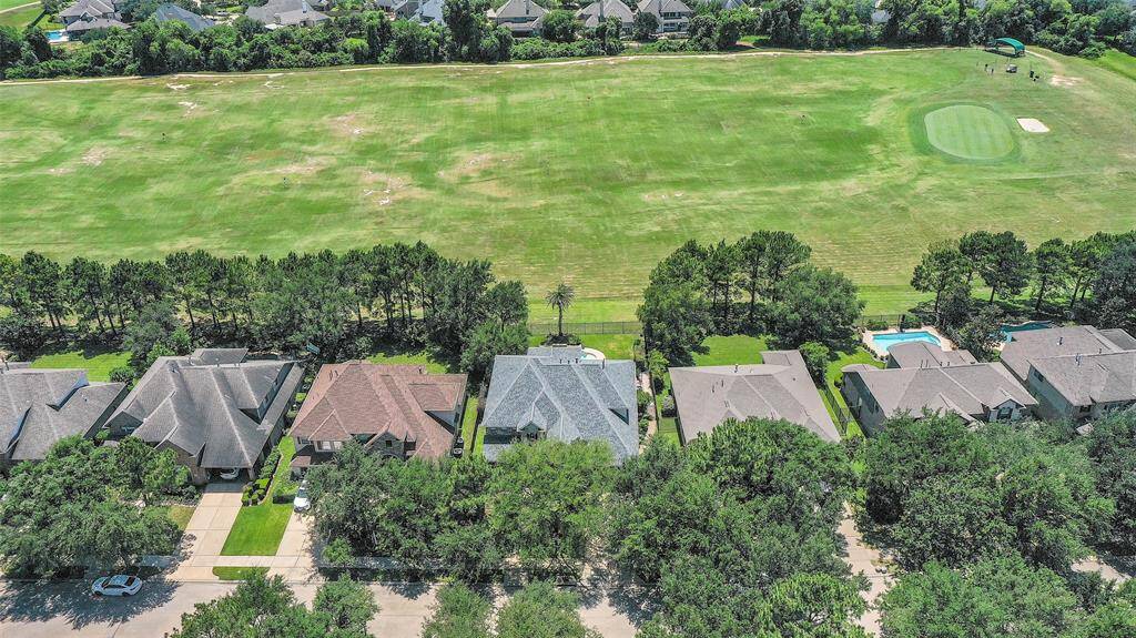 Your new home is the first house with a pool on the right.