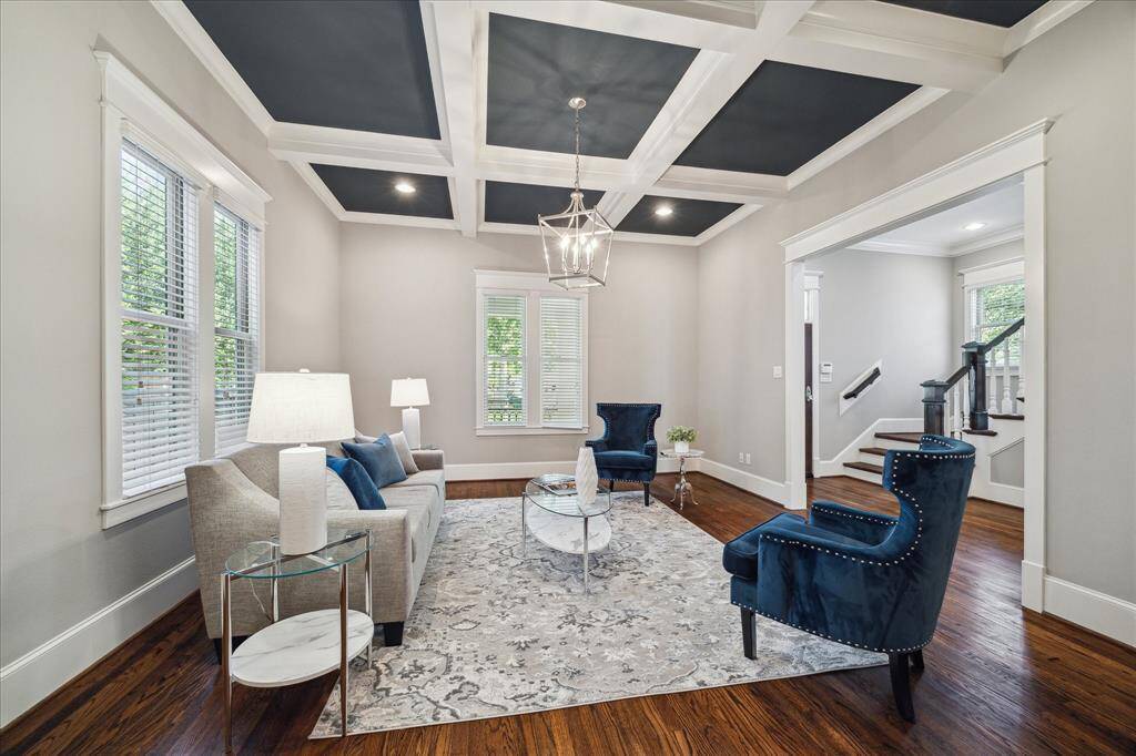Lots of natural light pours in.