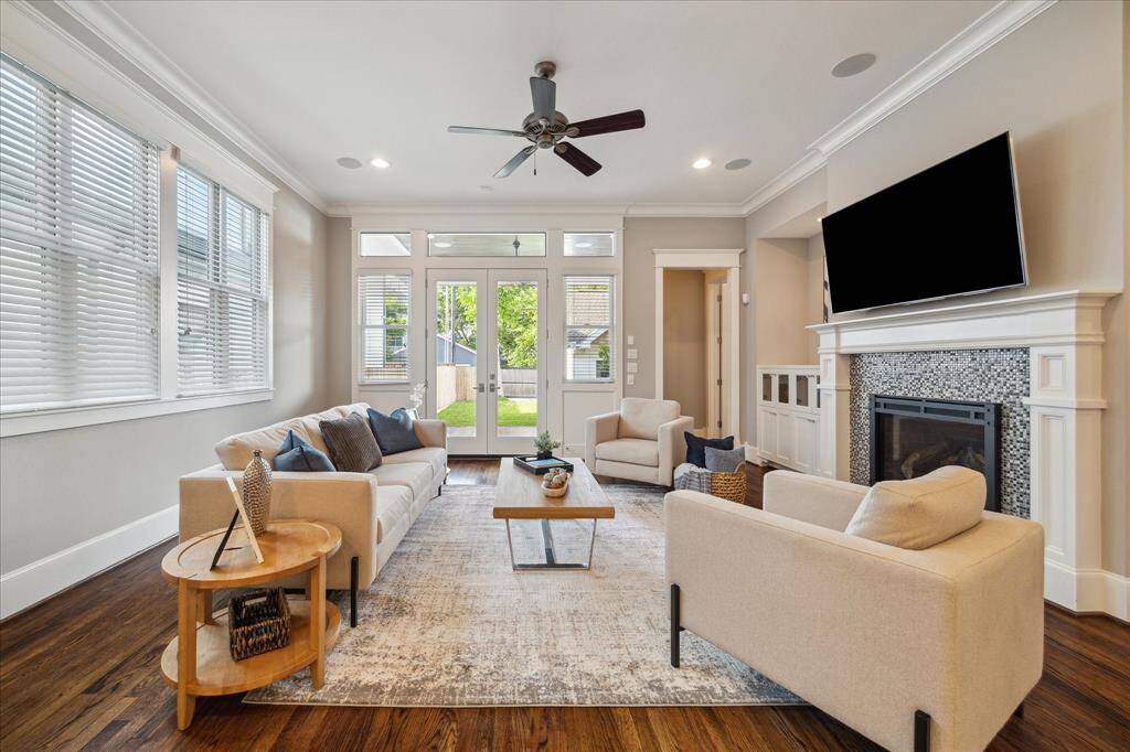 Detailing throughout the home keeps the integrity of the character from the 1920's.