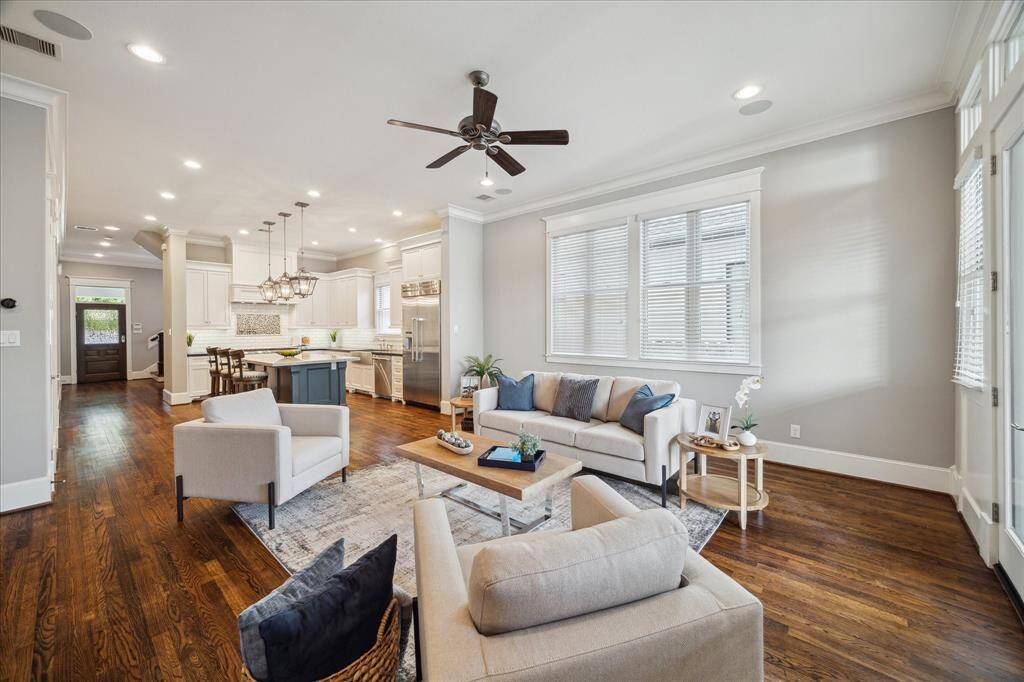 Surround sound in family room.