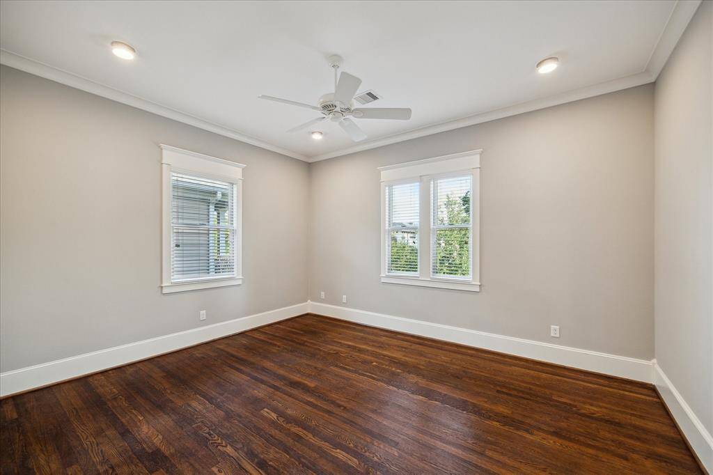 One of four additional bedrooms upstairs.