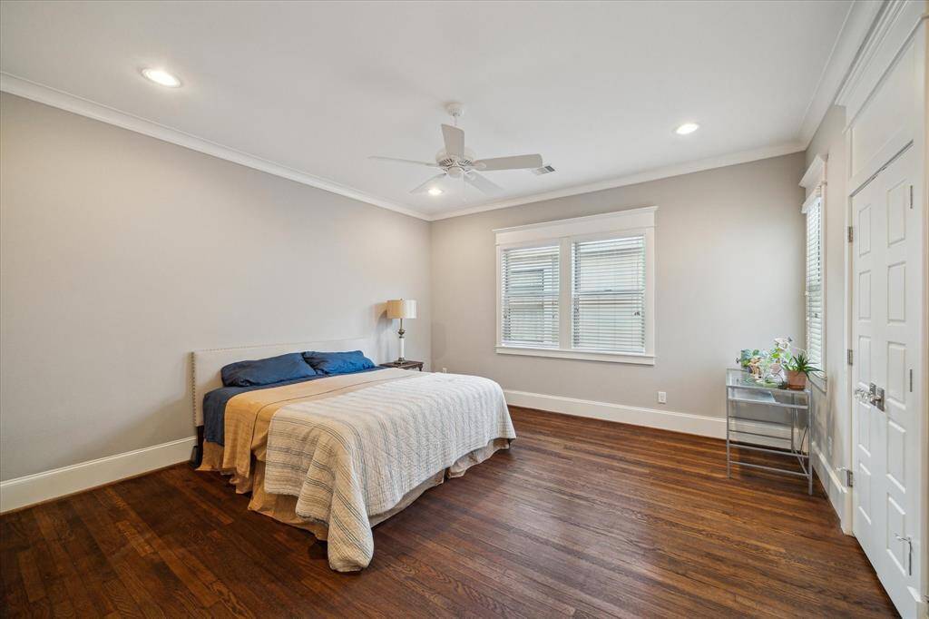 Third of four additional bedrooms upstairs.