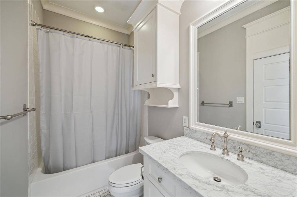 First full bathroom on the second floor.