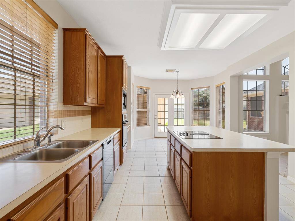 Plenty of counter space and cabinets.