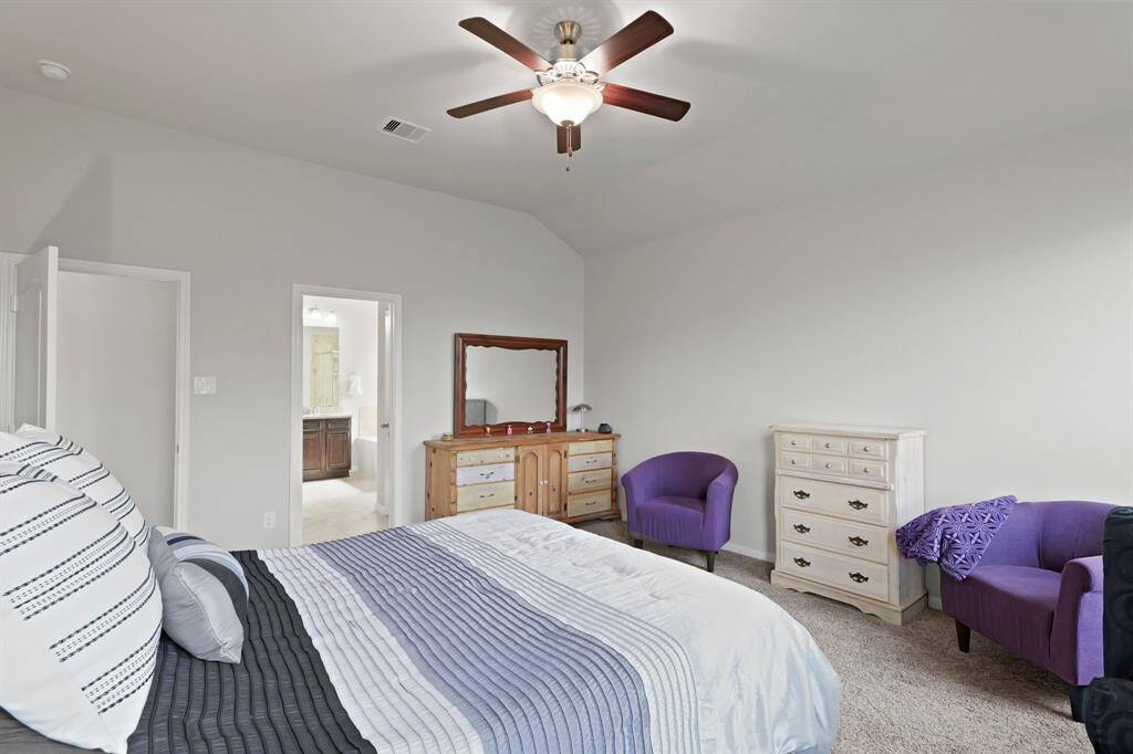 A different angle shows just how roomy this suite really is—enough for a full furniture setup with space to spare.