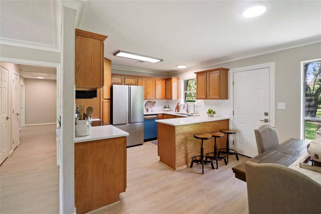 Dining looking to kitchen