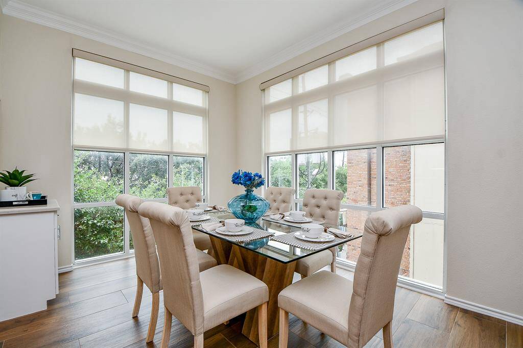 Dining area with great views