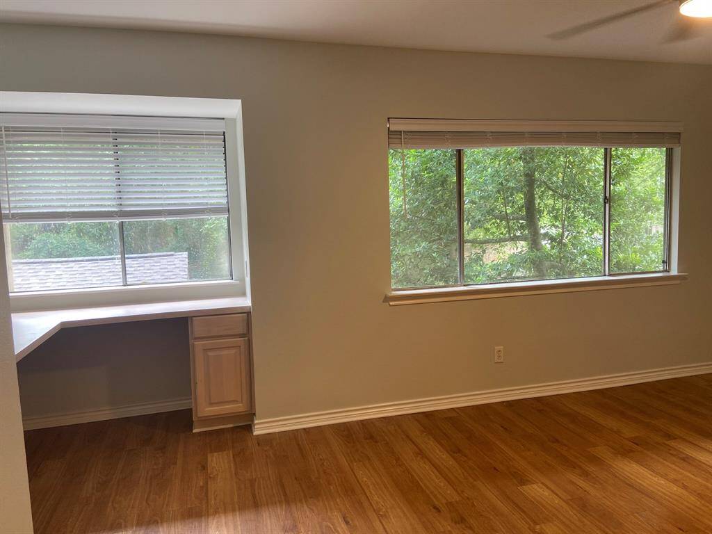 View of the primary room from the closet.