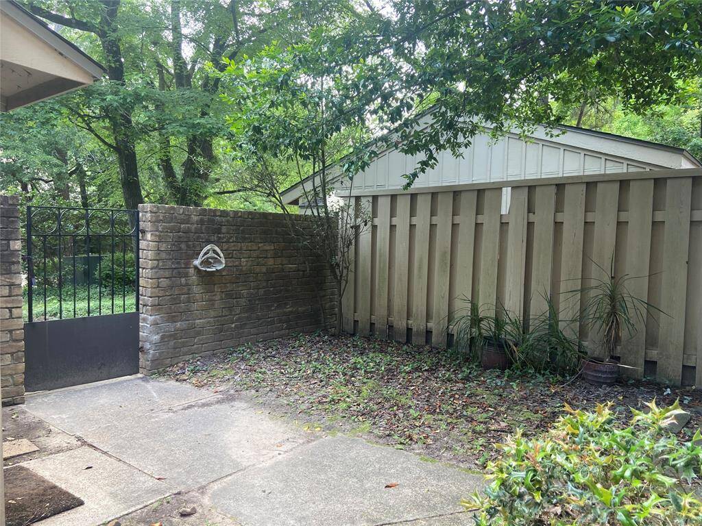 The courtyard is large enough for a small garden, and a bistro set, or even some outdoor seating.