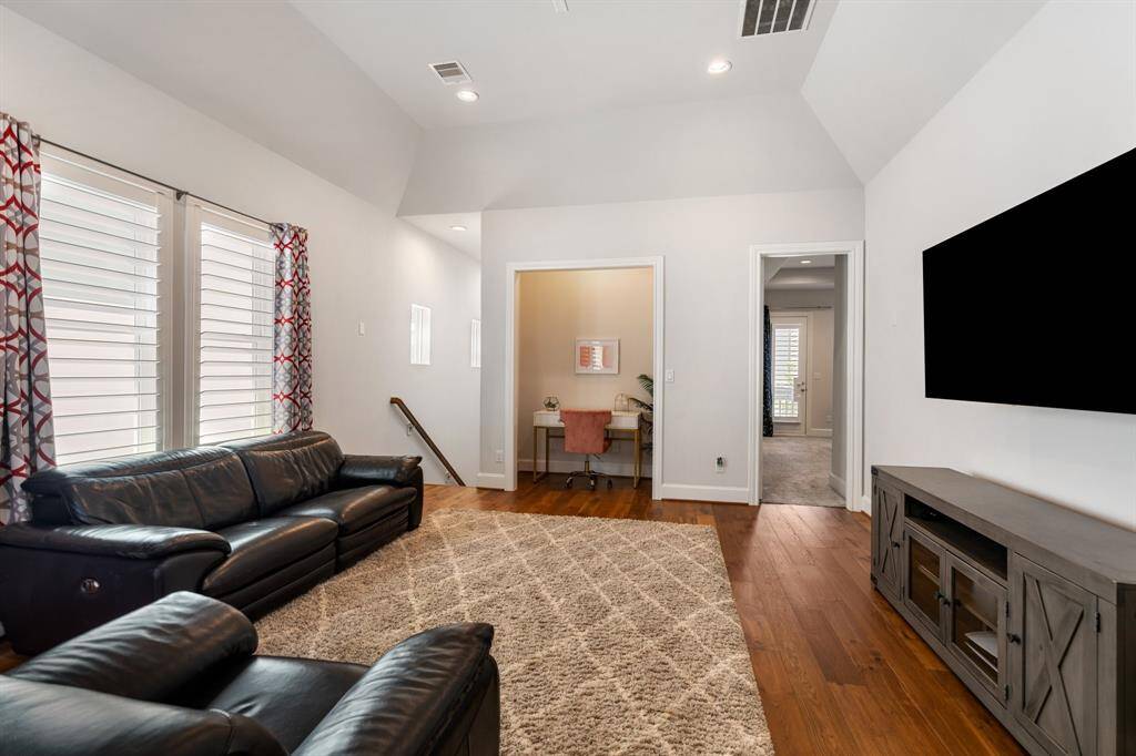 Upstairs Gameroom with Office Nook Pictured