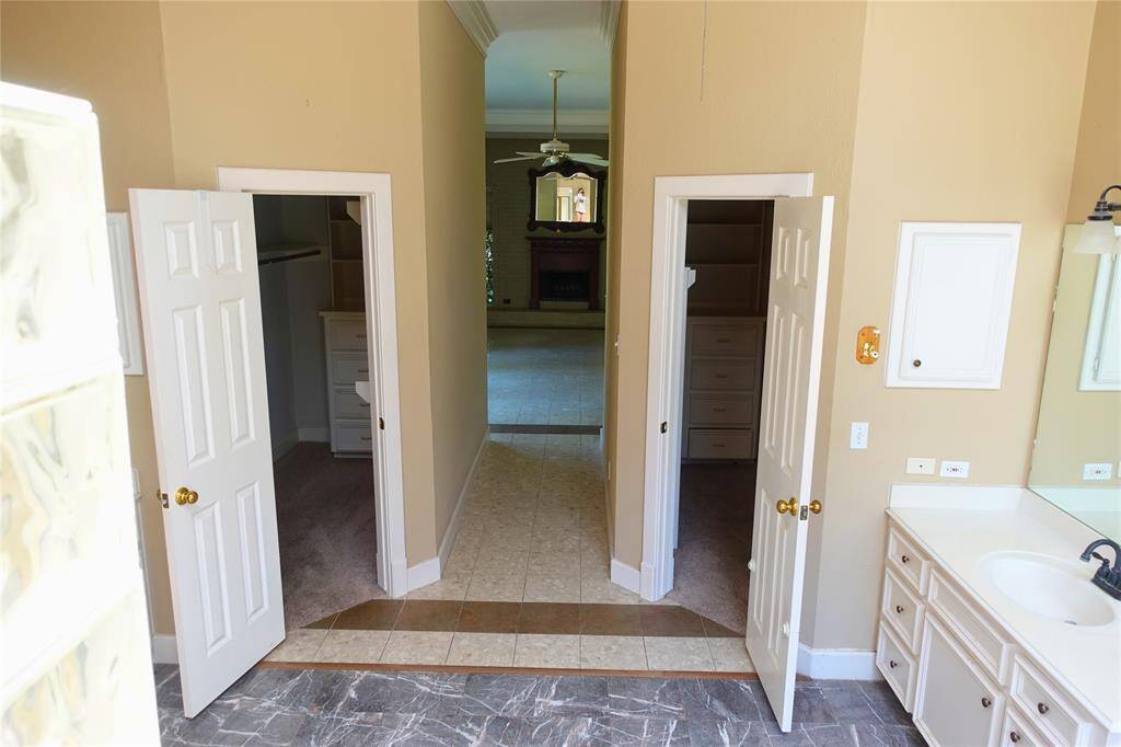 Dual Closets with Private Entry to Bedroom