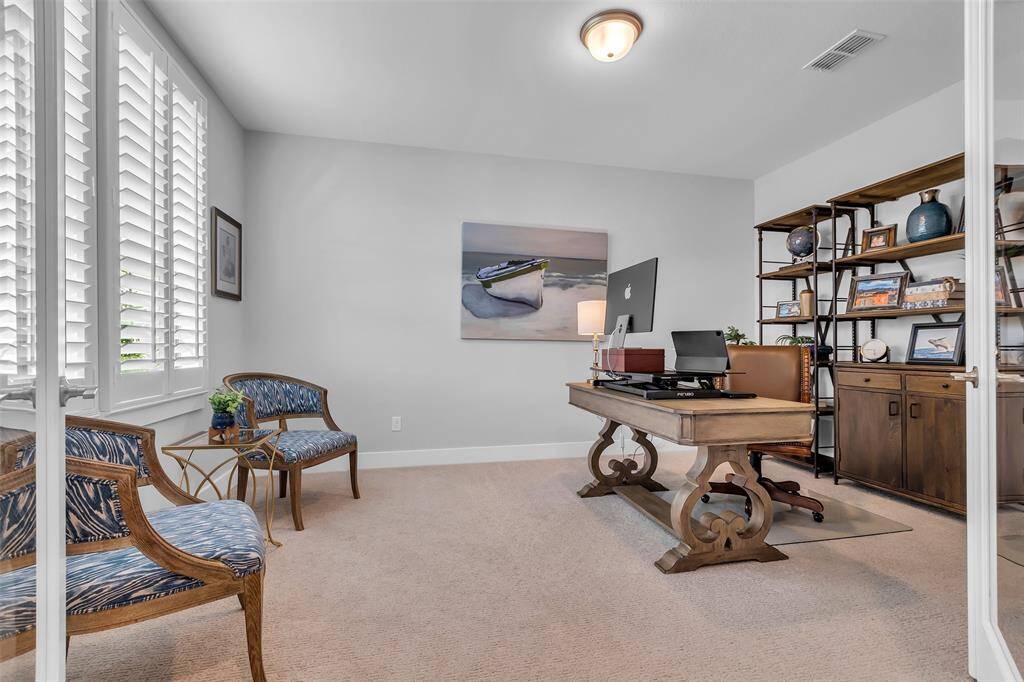 To your left is this spacious and quiet study. Large enough to accommodate a remote office set up or study room.