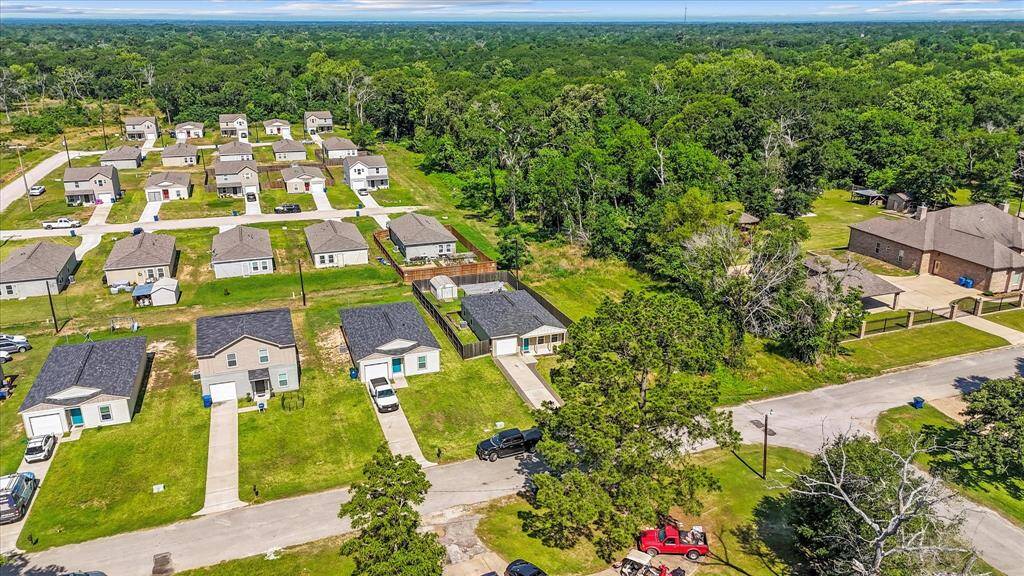Aerial view of the community