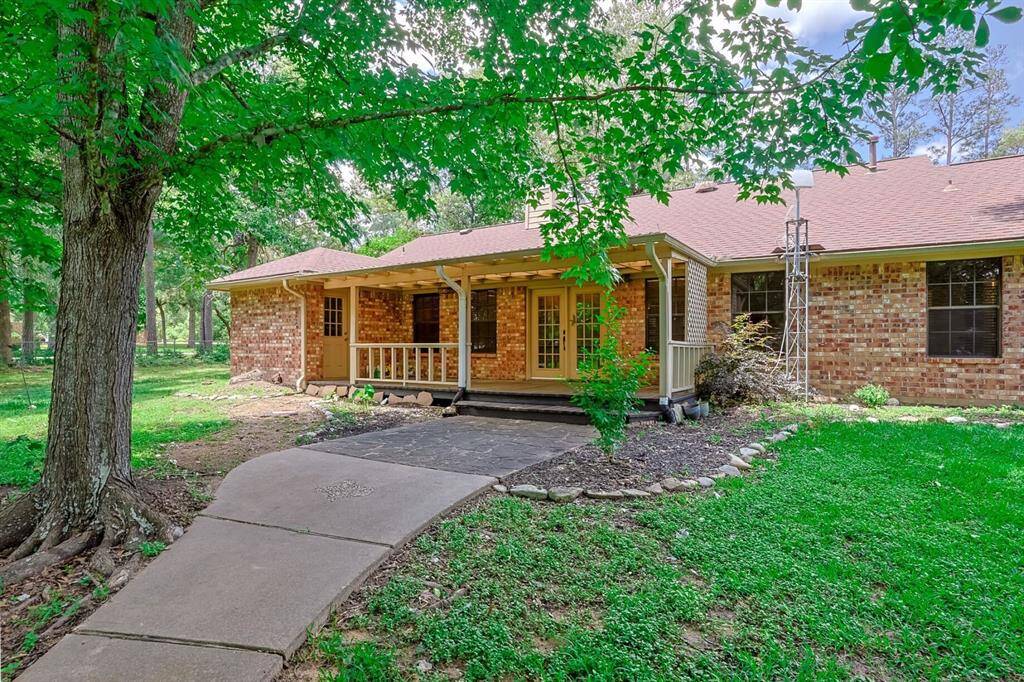 View of back porch