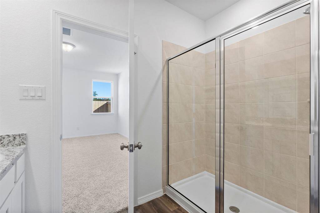 Oversized shower
