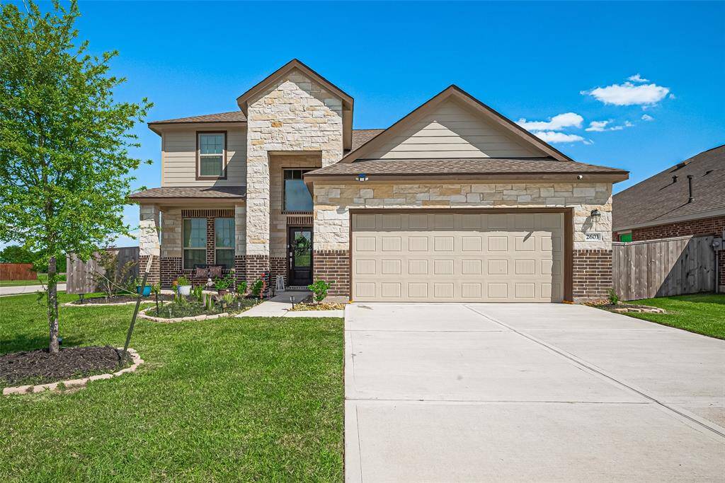 Corner Lot 5 bedroom very recently built with brick and stone elevation