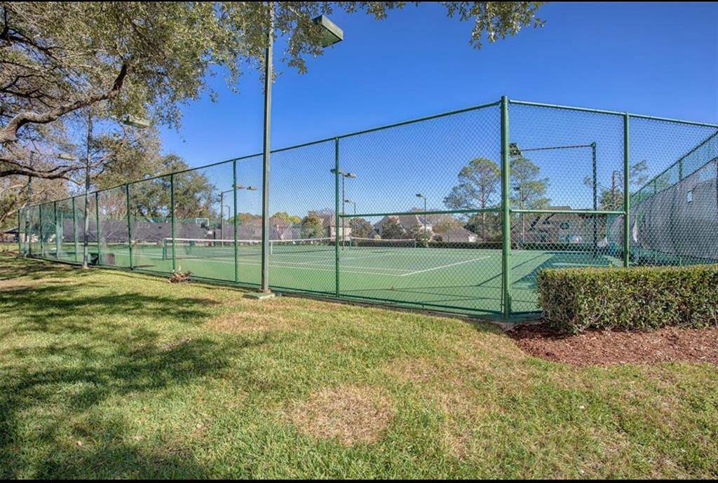 The recreation also features a basketball court and a tennis court.