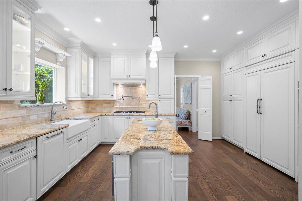 Check out the high-end built in refrigerator!