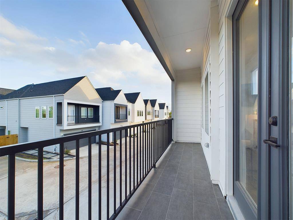 Spacious and cute balcony out of the living room area!