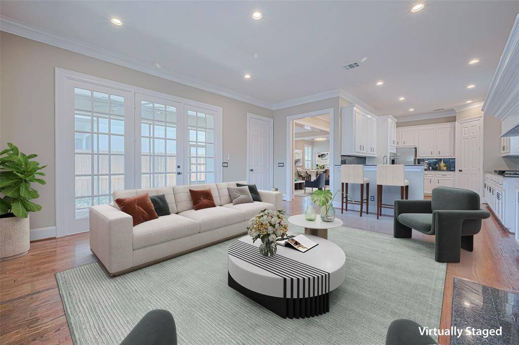 Family room, open to kitchen