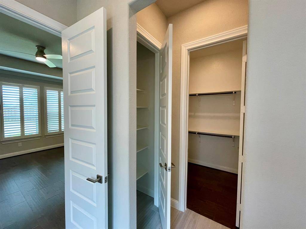 With an additional Linen Closet and Built In's for both Closets.