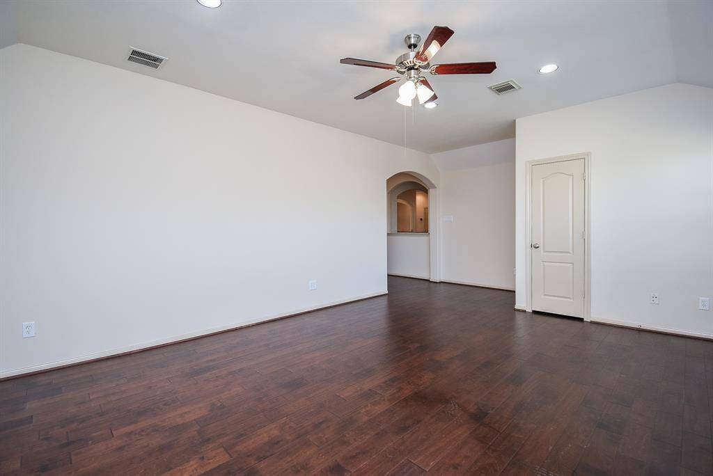 Another view of the game room/media room.
