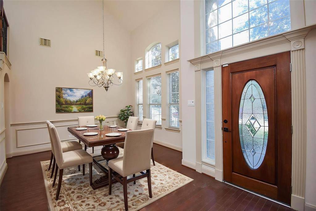 Formal dining room - virtually staged