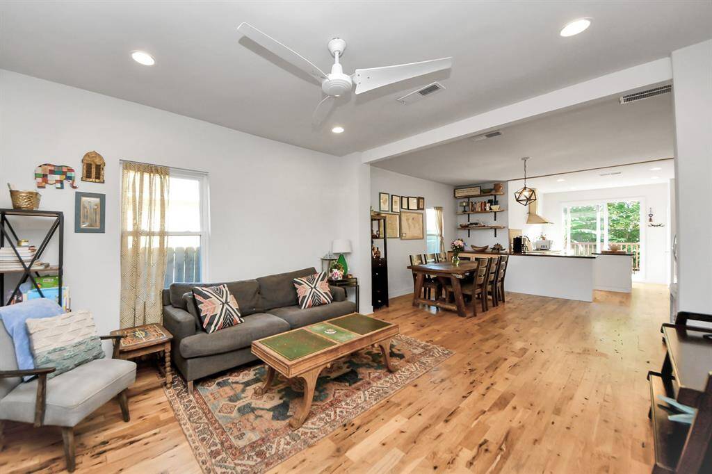 Open-concept bungalow.