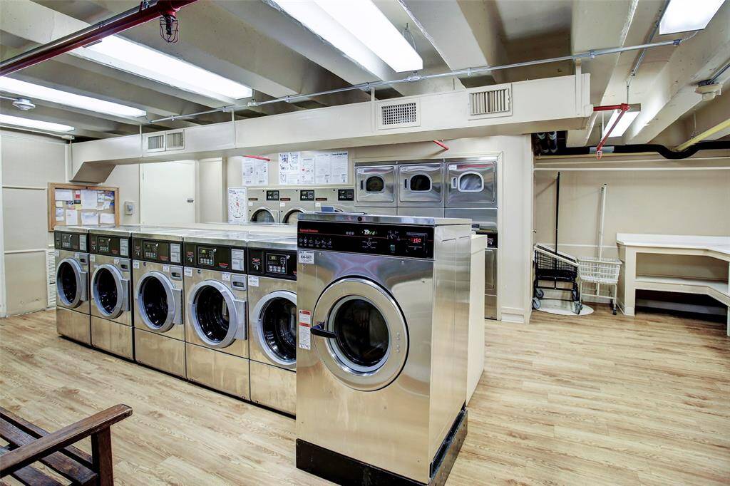 Central Laundry Room in Upper Basement.