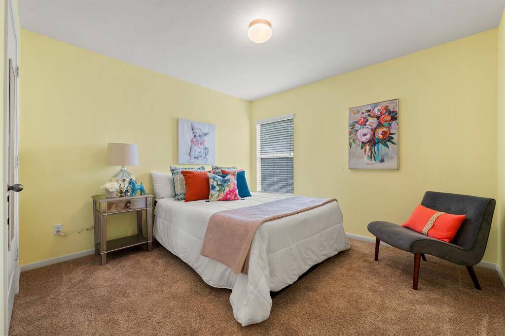 Another secondary bedroom upstairs.