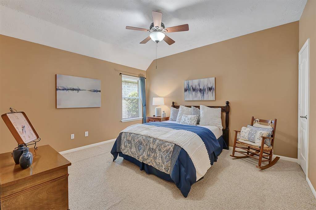 One of two secondary bedrooms.