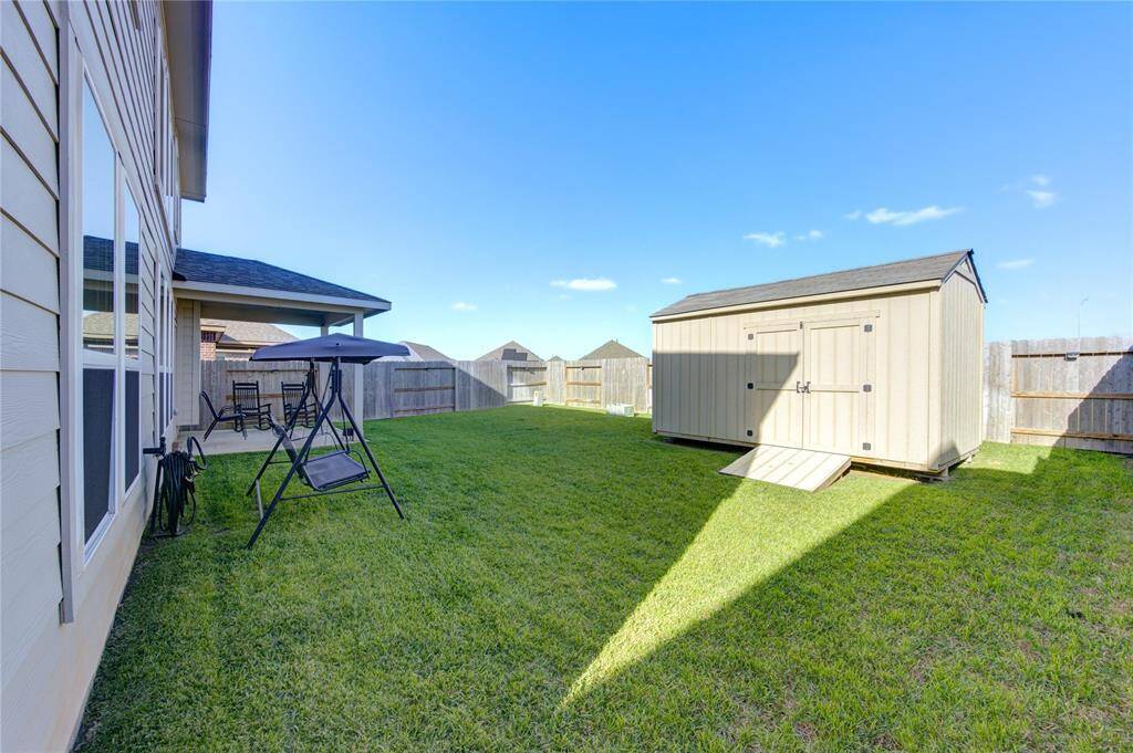 Newly constructed storage shed