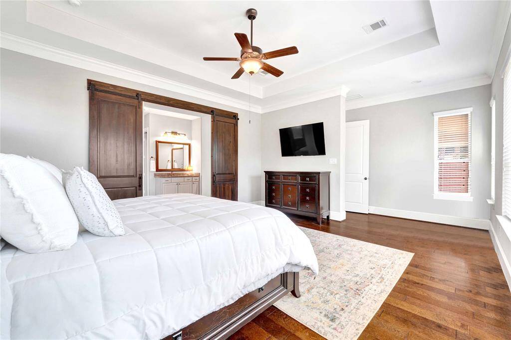 Extended primary bedroom