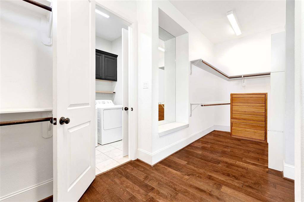HUGE primary closet!