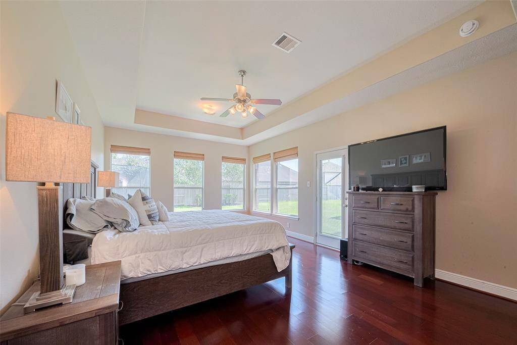Amazing natural light and nice views with back patio access as well