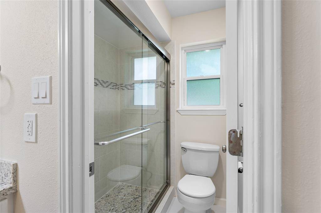 Walk in shower in primary bath