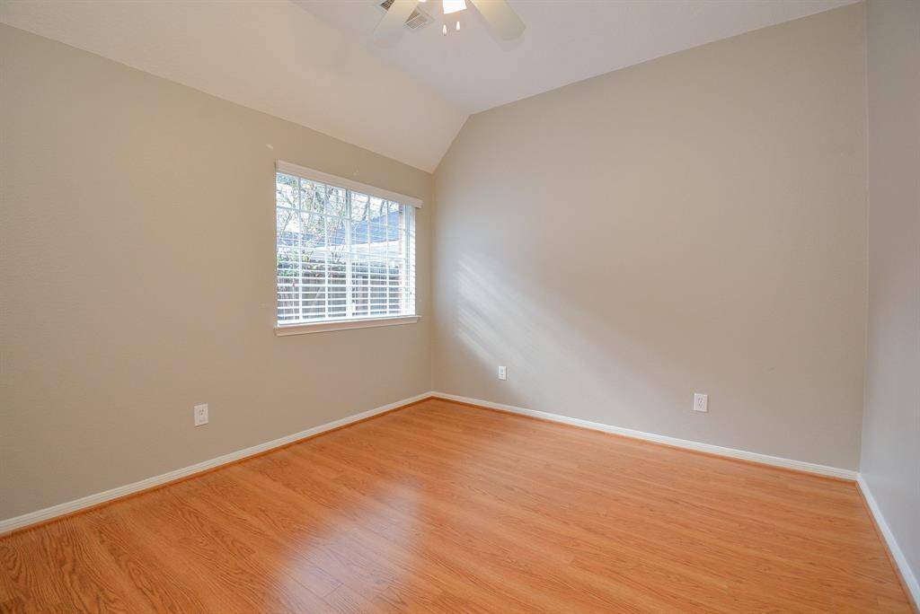 Secondary bedroom faces south and has plenty of light throughout the day