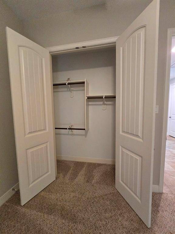 Secondary bedroom closet.
