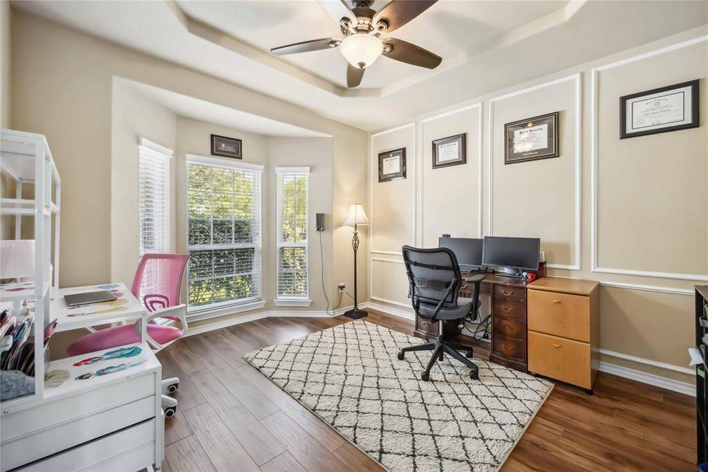 (Current state of downstairs home office.)