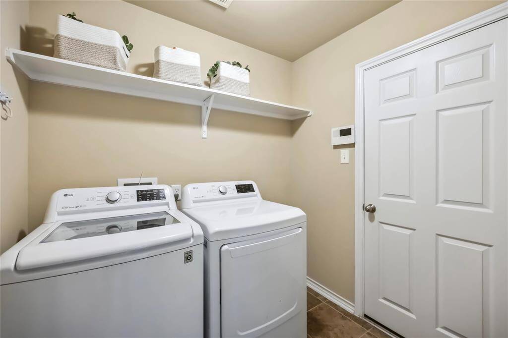 Downstairs utility room just off primary and garage area.