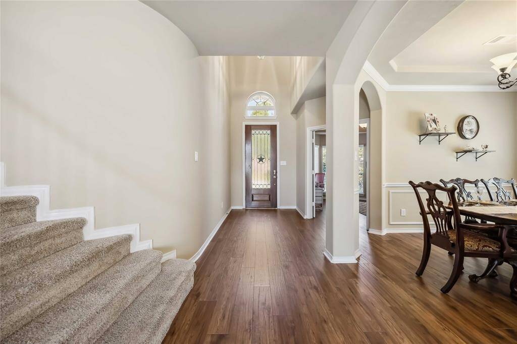 Stunning entry with the home office and dining room off to the left as you enter the home.