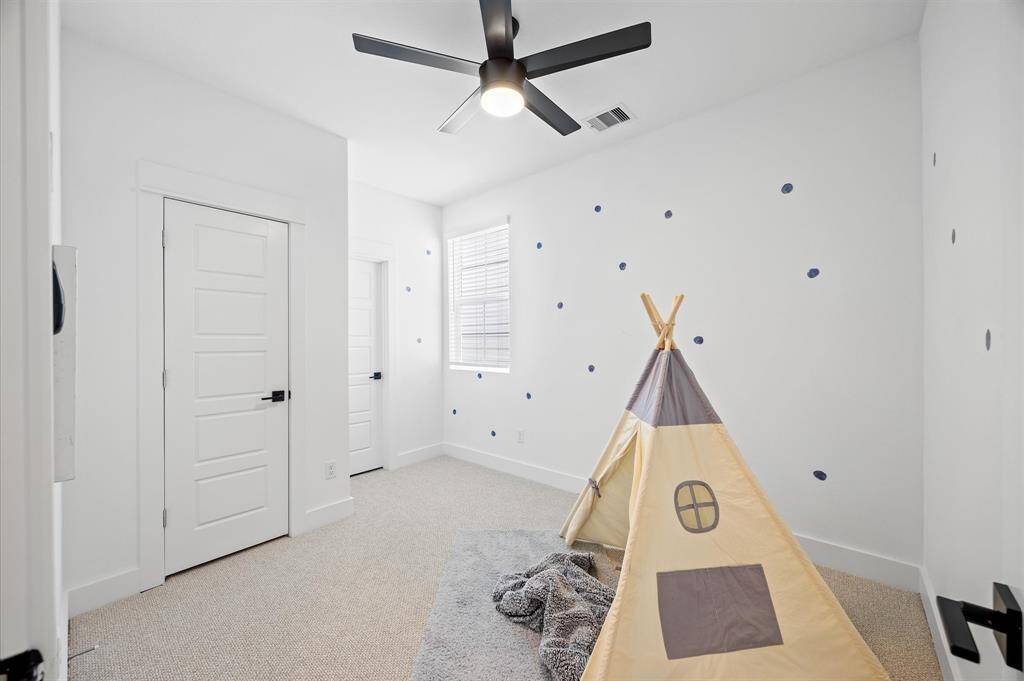Secondary bedroom located on the second floor with jack & jill bathroom.