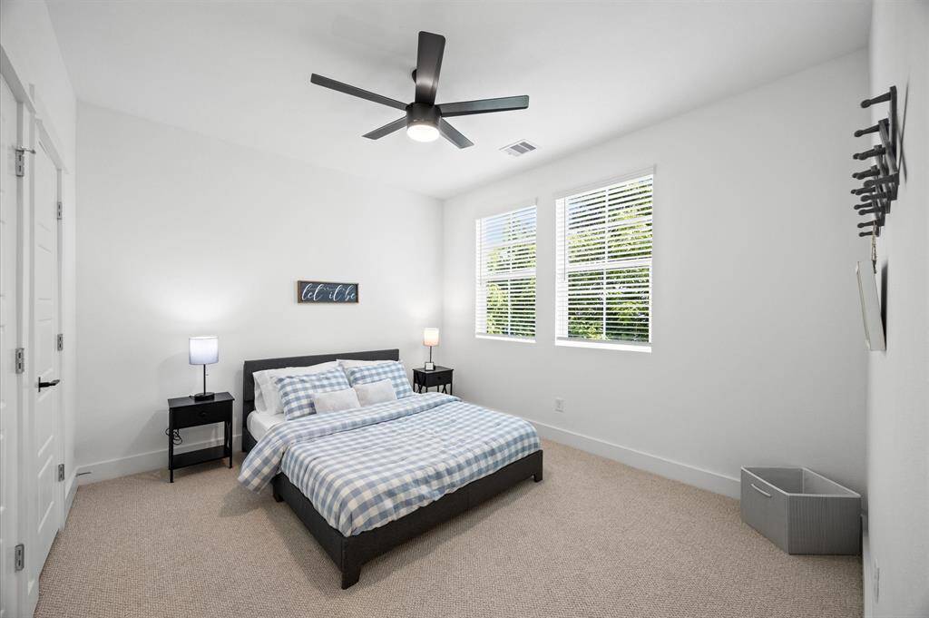 Secondary bedroom located on the second floor with jack & jill bathroom.