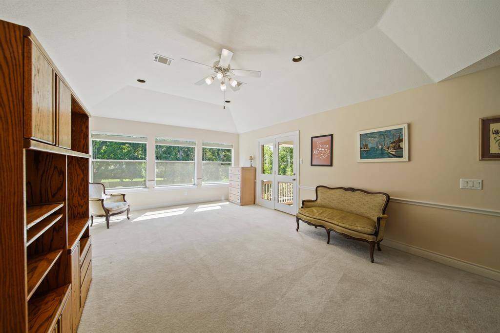 Rear Balcony with View of the Walking Trails. This Home has been VERY well maintained.