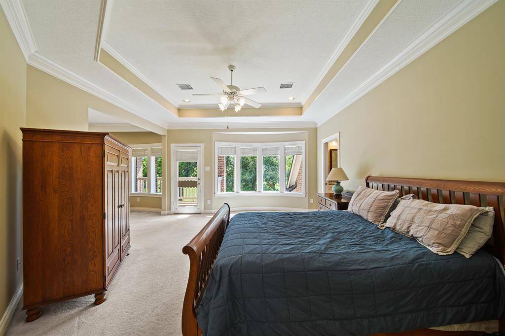 The Primary Bedroom has an Additional Flex Area that Can be Used as a Workout Area or Sitting Area.  The Primary has Two Large Closets.