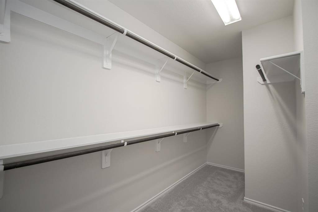 Separate Closets in Primary Bedroom