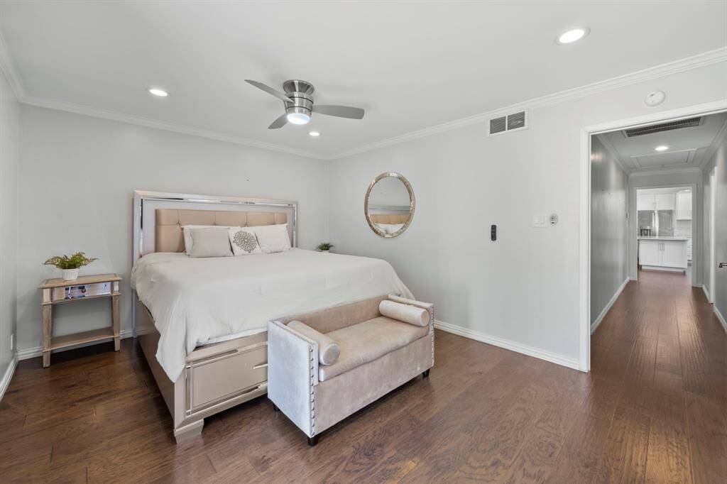 Another view of the primary bedroom.