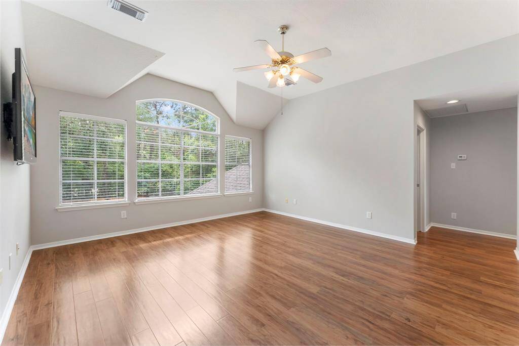 The game room on the second floor sits in between the four secondary bedrooms.
