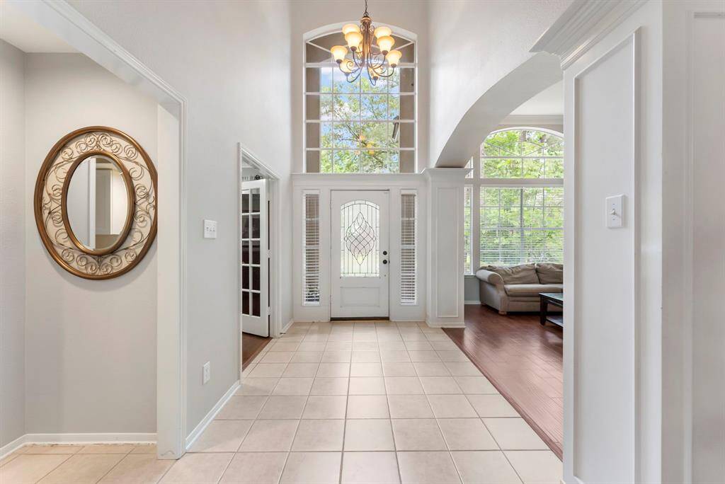 High ceilings and an abundance of windows make this home so bright!