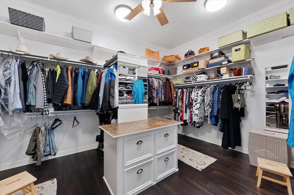 Huge 14X12 primary closet